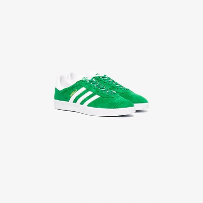 Shop Adidas Originals Adidas Gazelle Sneakers In Green