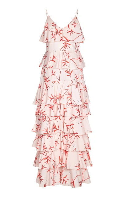 Shop Borgo De Nor Filipa Crepe Dress In Print