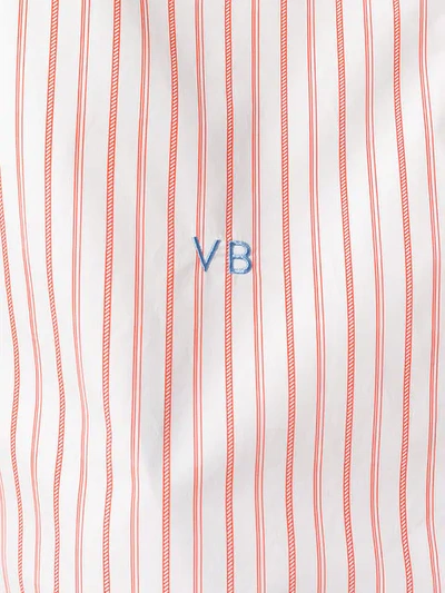 Shop Victoria Beckham Striped Shirt In White