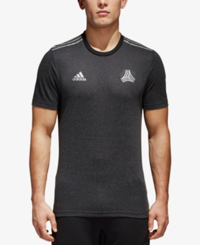 Shop Adidas Originals Adidas Men's Tango Soccer T-shirt In Black/silver