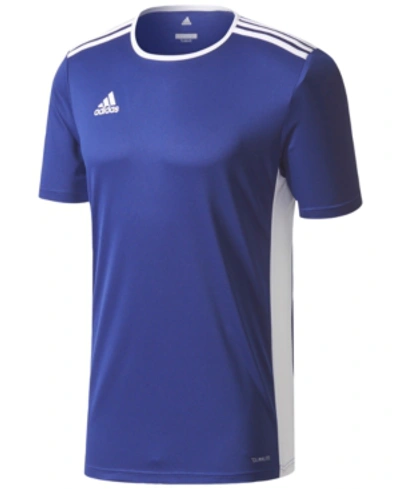 Shop Adidas Originals Adidas Men's Entrada Climalite Soccer Shirt In Royal