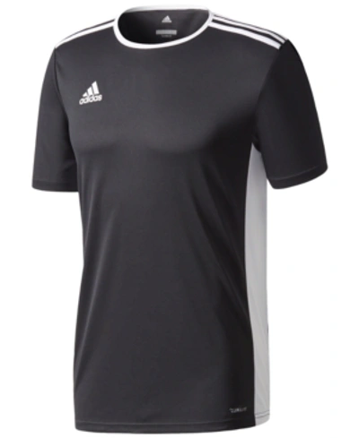 Shop Adidas Originals Men's Entrada Climalite Soccer Shirt In Black