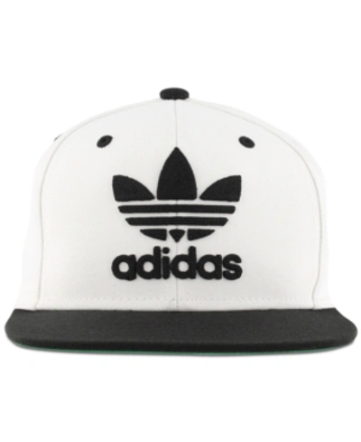 Shop Adidas Originals Adidas Men's Originals Flat-brim Cap In White