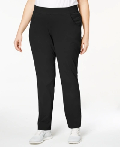 Shop Columbia Plus Size Anytime Casual Pull-on Pants In Black