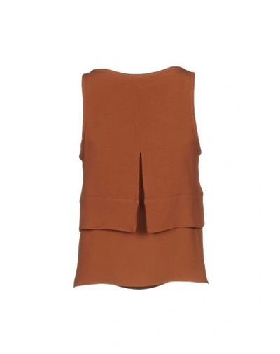 Shop Emporio Armani Top In Brown