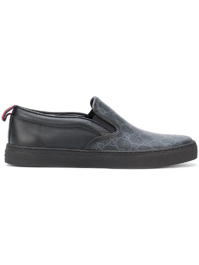 Shop Gucci Gg Supreme Slip-on Sneakers