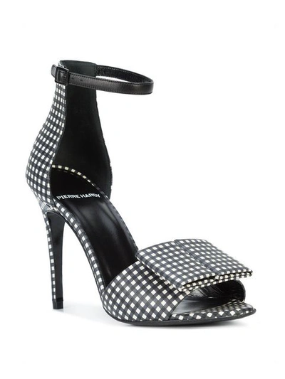 Shop Pierre Hardy Bow Strap Gingham Sandals