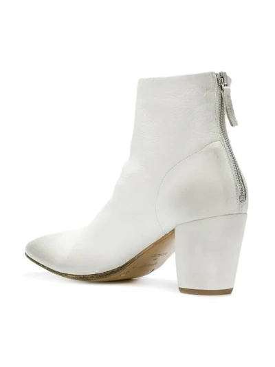 Shop Marsèll Chunky Heel Ankle Boots In White