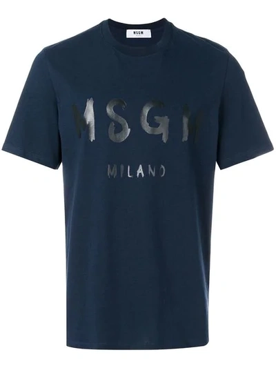 Shop Msgm Branded T-shirt
