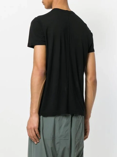 Shop Rick Owens Slouchy T-shirt - Black