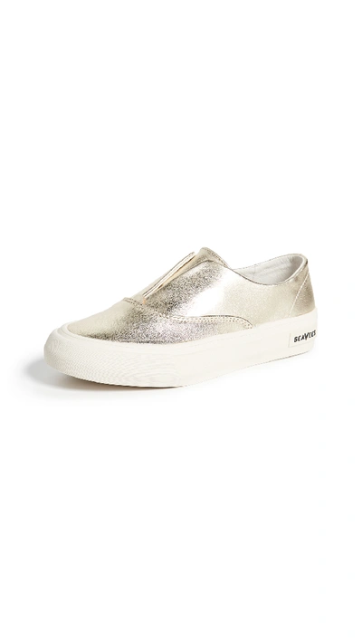 Shop Seavees Sunset Strip Sneakers In Gold