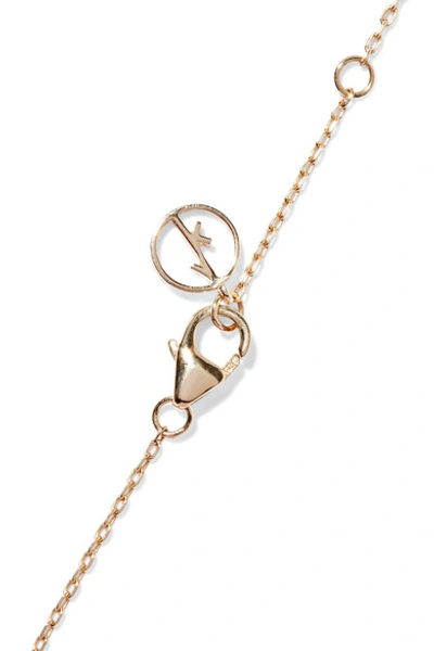 Shop Anissa Kermiche Love Is Blind 9-karat Gold Diamond Necklace