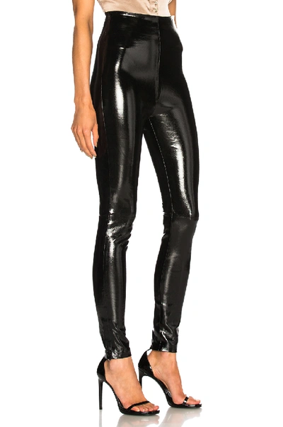 Shop Sablyn Jessica Patent High Waisted Leggings In Black