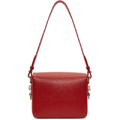 Shop Off-white Red Diagonal Binder Clip Bag