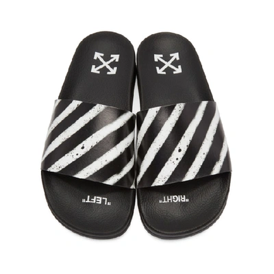 OFF-WHITE BLACK OFF SPRAY SLIDES