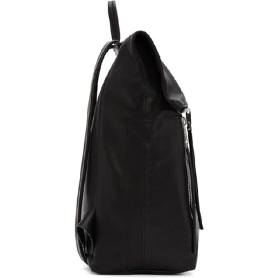 Shop Rick Owens Black Medium Duffle Backpack