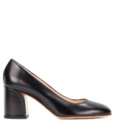 Shop Tod's Leather Pumps In Black