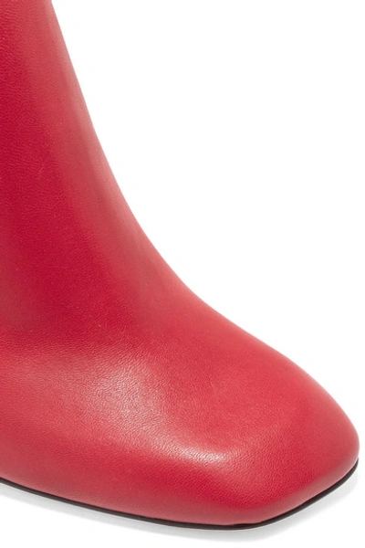 Shop Rag & Bone Ellis Leather Ankle Boots In Red