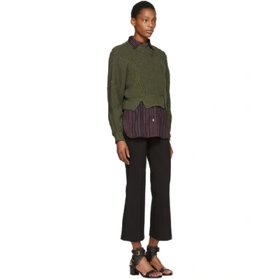 ISABEL MARANT BLACK LYRE TROUSERS