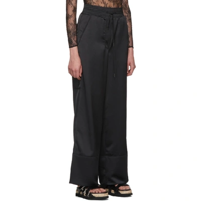 Shop Off-white Black Cargo Pajama Pants In 1010 Black
