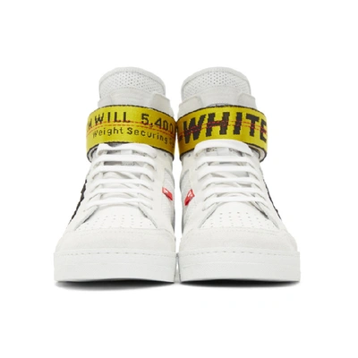 Shop Off-white White Belt High-top Sneakers