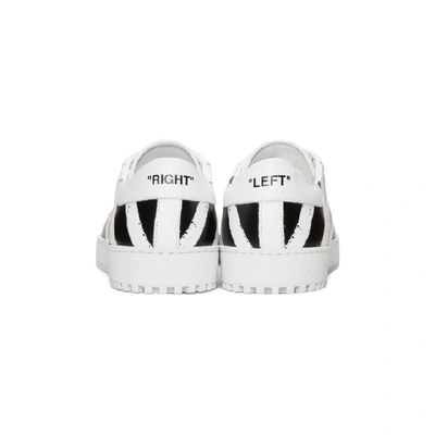 Shop Off-white White & Black Diagonal Spray Sneakers