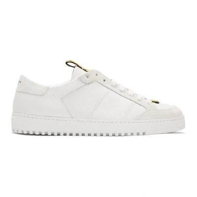 Shop Off-white White And Yellow Belt Sneakers In White Yello