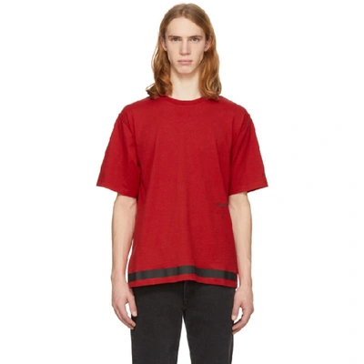 Shop Ben Taverniti Unravel Project Unravel Red Tour Skate T-shirt In Red Black