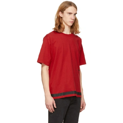 Shop Ben Taverniti Unravel Project Unravel Red Tour Skate T-shirt In Red Black