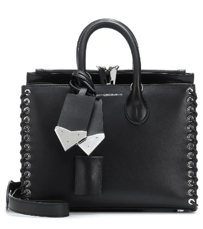 Shop Calvin Klein 205w39nyc Small Whipstitch Leather Tote