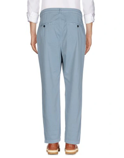 Shop Antony Morato Casual Pants In Slate Blue