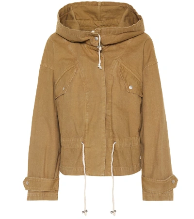 Shop Isabel Marant Étoile Lagilly Cotton Jacket In Beige