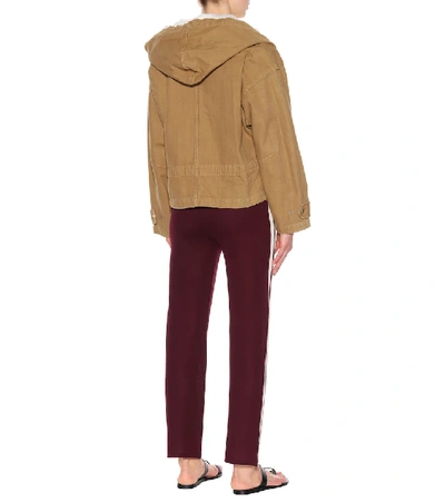 Shop Isabel Marant Étoile Lagilly Cotton Jacket In Beige