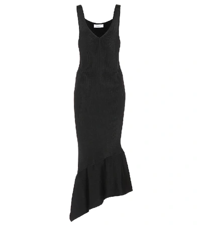 Shop Mugler Sleeveless Dress In Black