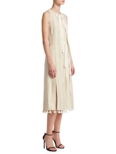 Shop Altuzarra Blanche Shirt Dress In Parchment