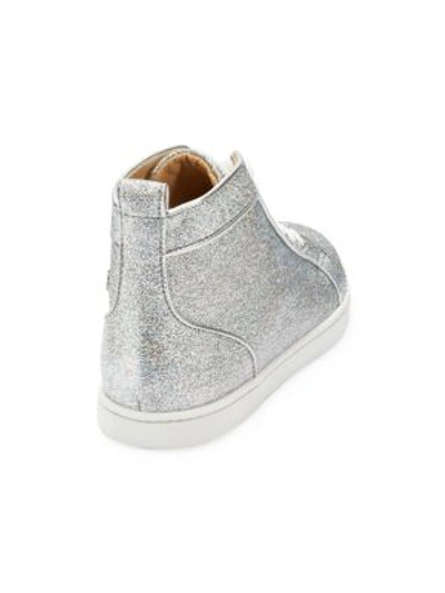 Shop Christian Louboutin Bip Orlato Sneakers In Silver