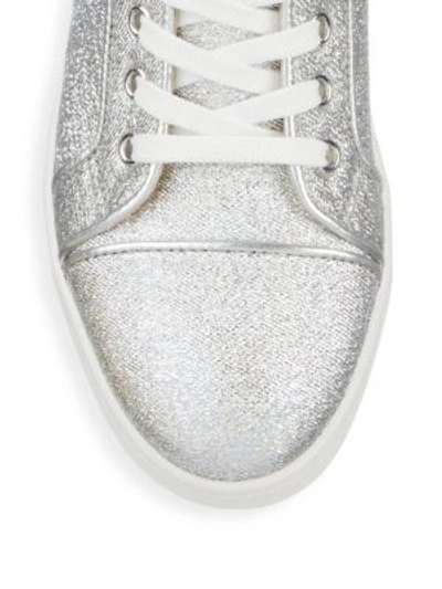 Shop Christian Louboutin Bip Orlato Sneakers In Silver