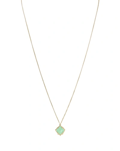 Shop Kendra Scott Kacey Pendant Necklace, 28 In Gold/green