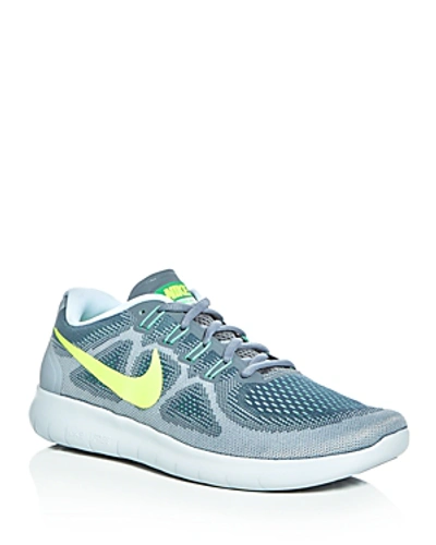 Shop Nike Men's Free Rn 2017 Lace Up Sneakers In Gray