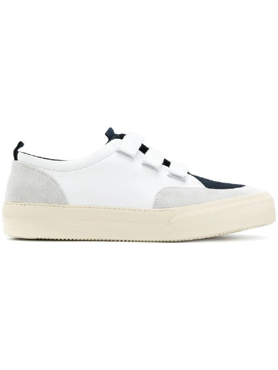 Shop Sunnei Strap Sneakers - White