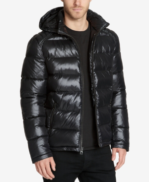 guess black bubble jacket