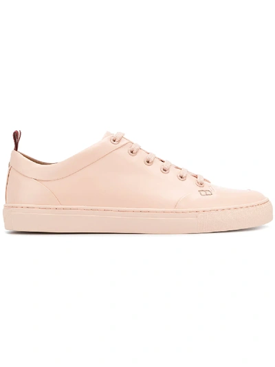 Shop Bally Low Top Sneakers In Pink