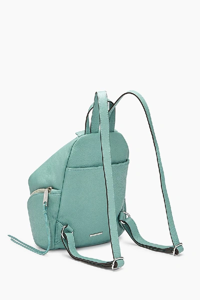 Shop Rebecca Minkoff Medium Julian Backpack In Dusty Green