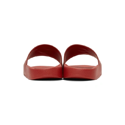 Shop Giuseppe Zanotti Red Logo Sandals
