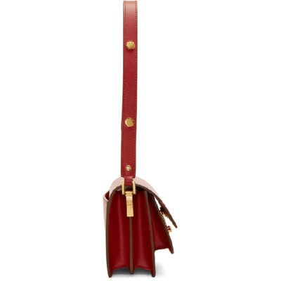 Shop Marni Red Small Trunk Shoulder Bag