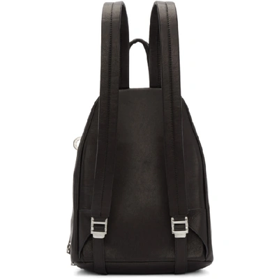 Shop Rick Owens Black Mini Backpack In 09 Black