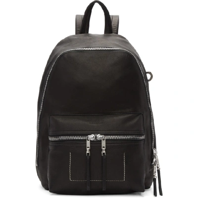 Shop Rick Owens Black Small Backpack In 09 Black