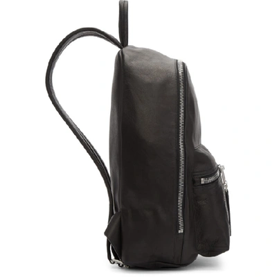 Shop Rick Owens Black Small Backpack In 09 Black