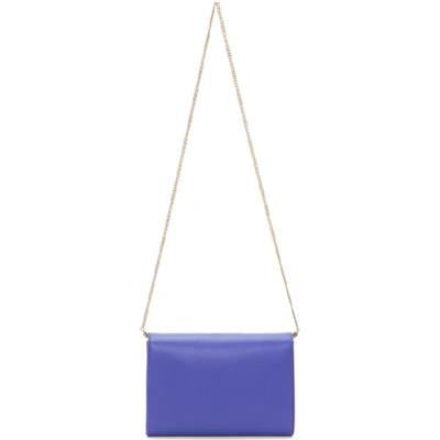 Shop Versace Blue Palazzo Sultan Bag