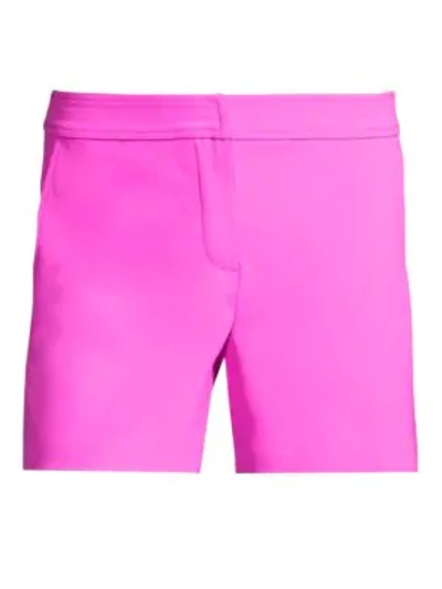 Shop Trina Turk Daulton Classic Shorts In Snap Dragon